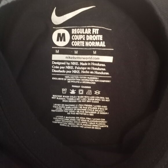 Nike Men's Medium Regular Fit Black University of Georgia Dawgs Football T-Shirt - Picture 4 of 7